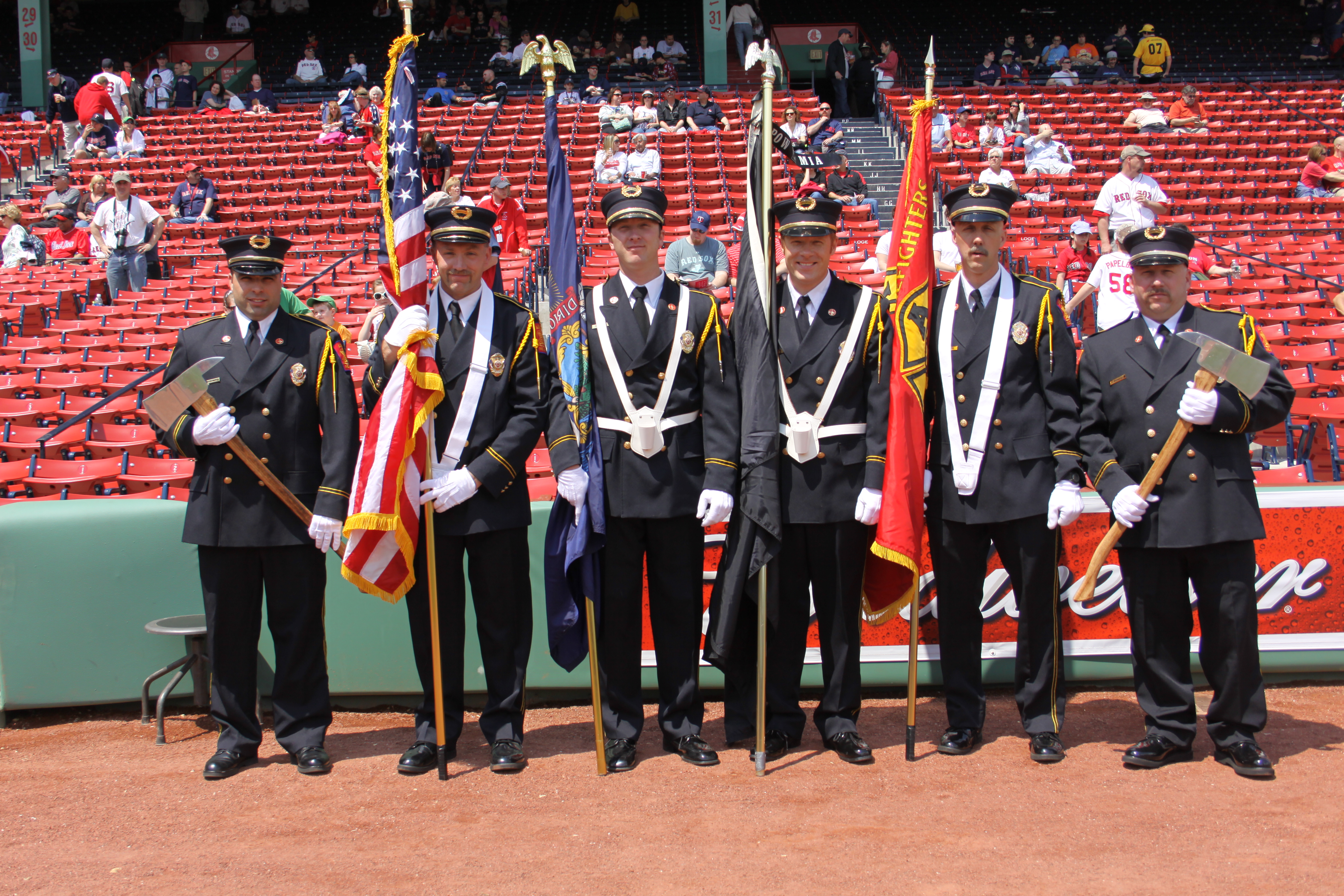 Newport Fire Department Honor Guard to present colors before Red